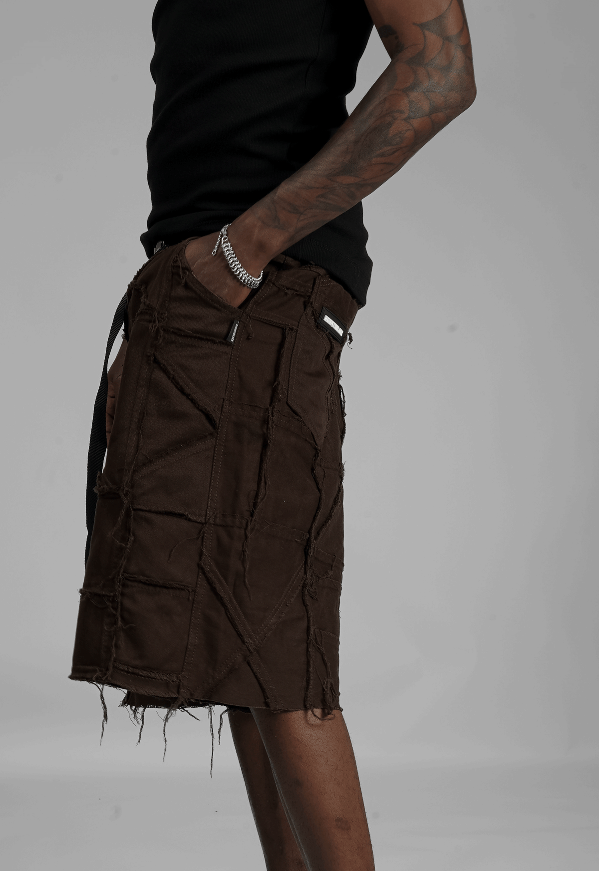 JORTS PATCHWORK COFFEE