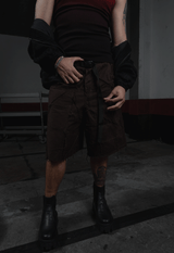 JORTS PATCHWORK COFFEE