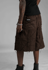 JORTS PATCHWORK COFFEE