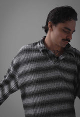 RELAXED TRICOT DEGRADÊ SMOKE