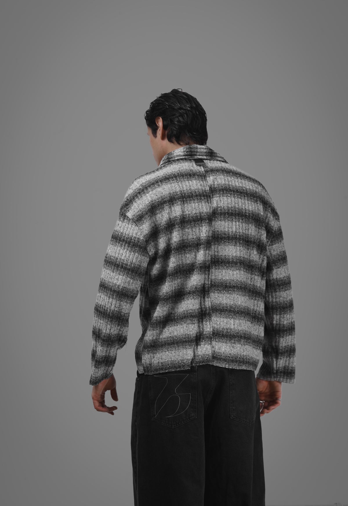 RELAXED TRICOT DEGRADÊ SMOKE