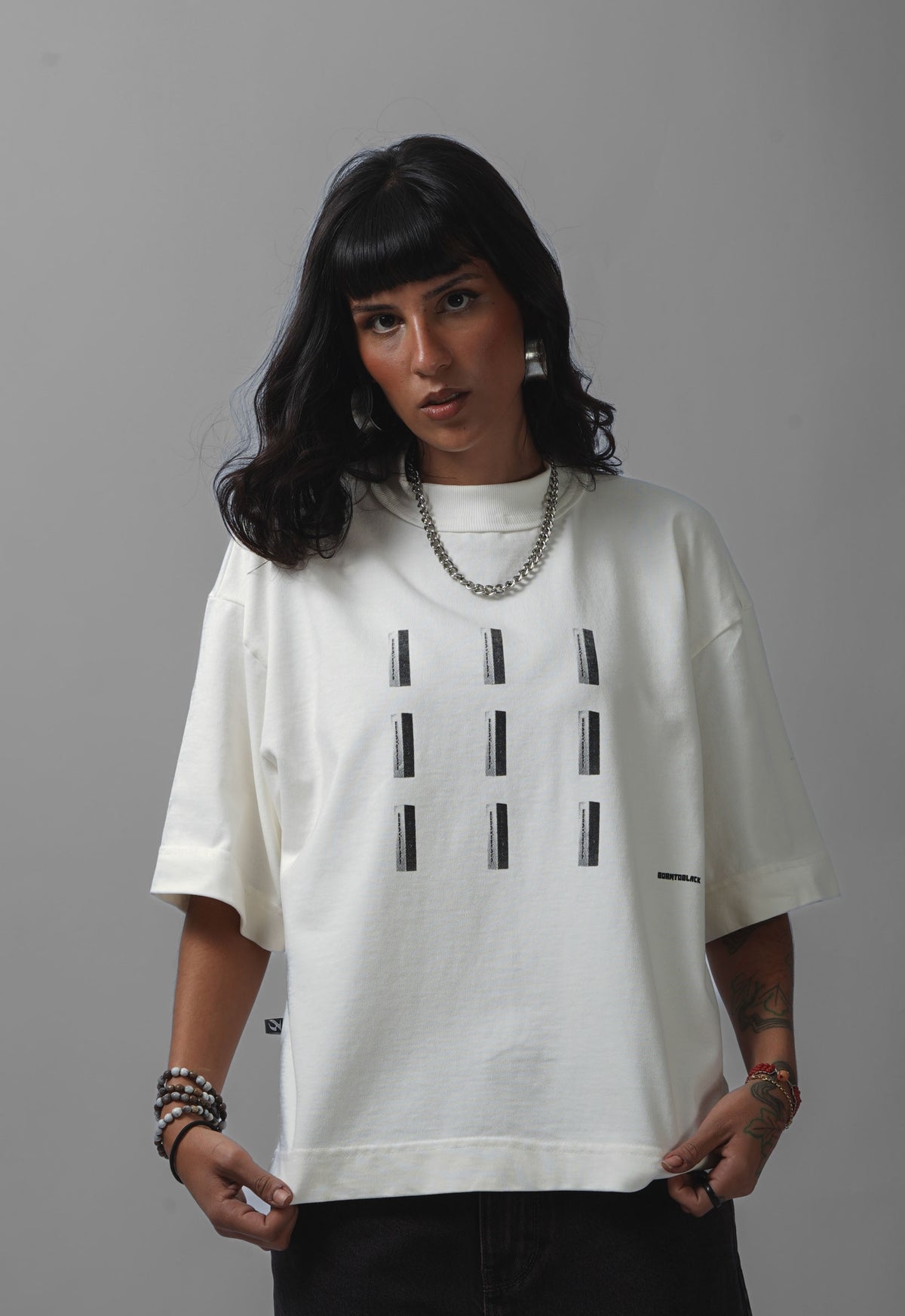 BOXY TEE IRON SIG OFF-WHITE