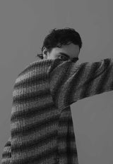 RELAXED TRICOT DEGRADÊ SMOKE
