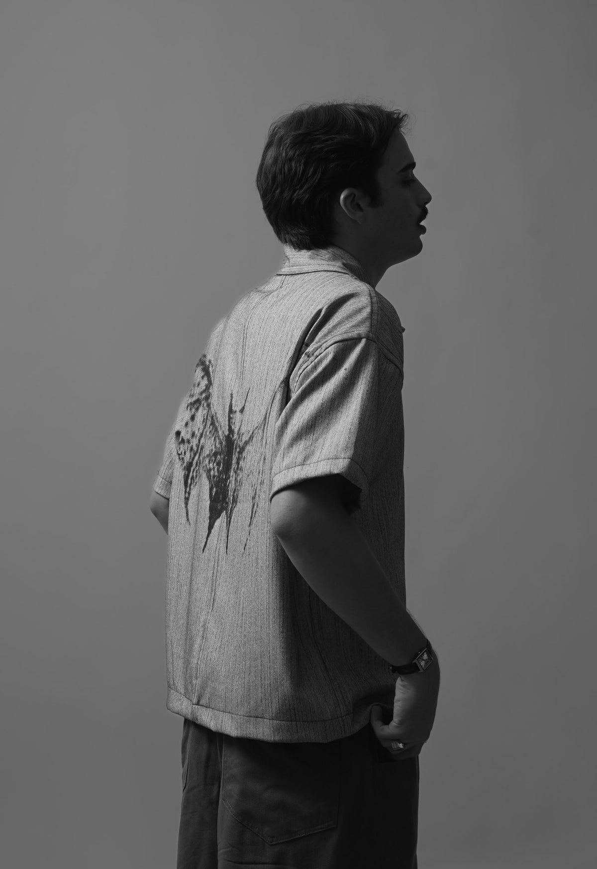 CAMISA MORCEGO CINZA