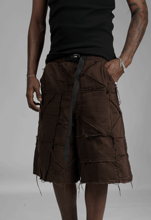 JORTS PATCHWORK COFFEE