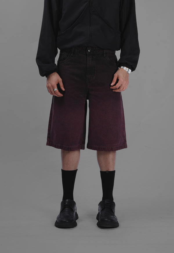 BERMUDA ULTRA DENIM BLOOD DEGRADÊ