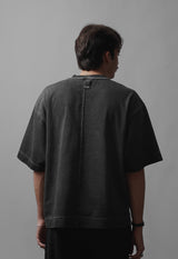 THE HUNT BOXY TEE TITANIUM